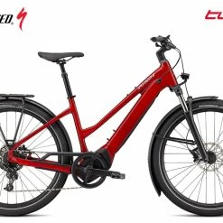Specialized Turbo Vado 4.0 Step-Through 2022 Red Tint / Silver Reflective