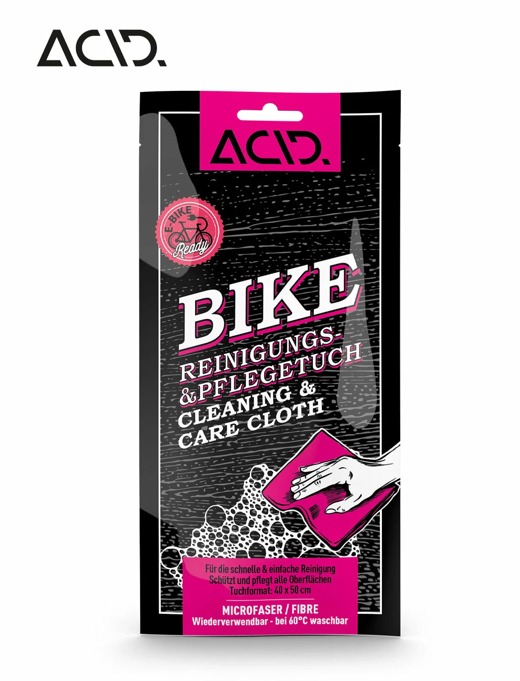 ACID Bike Reinigungs- & Pflegetuch 40x50 Cm 1 ACID Bike Reinigungs- & Pflegetuch 40x50 Cm