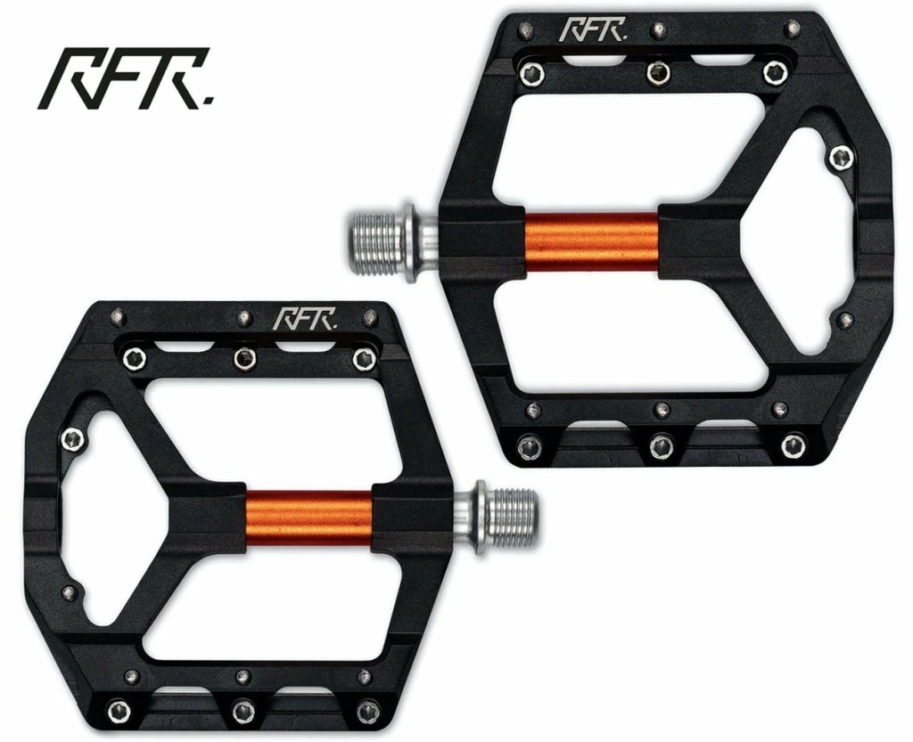 Cube RFR Pedale Flat SLT 2.0 Black´n´orange 1 Cube RFR Pedale Flat SLT 2.0 Black´n´orange