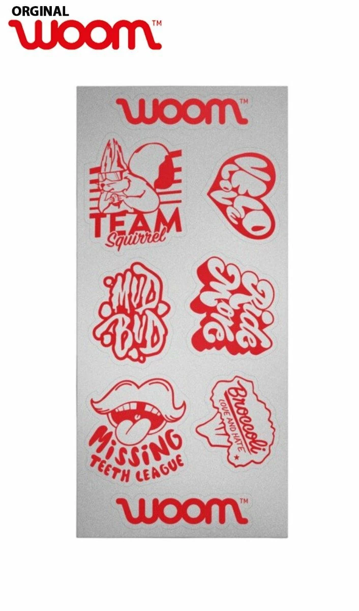 Woom-Bikes WOOM GLAM Reflektierende Sticker 1 Woom-Bikes WOOM GLAM Reflektierende Sticker